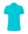 Dames Poloshirt SG50F Turquoise